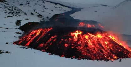 Etna e neve (Taormina news)